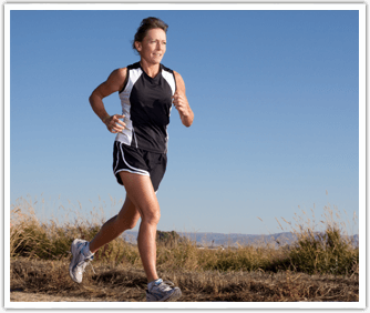 woman running